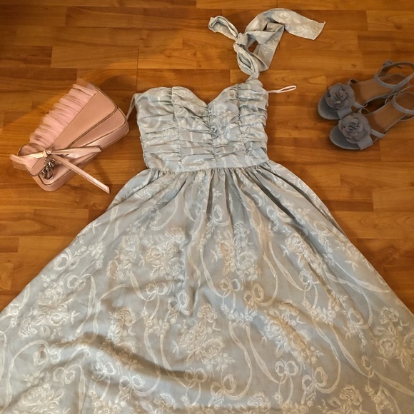 Blue Cinderella Gunne Sax Vintage Dress ๐๐ - Picture 2 of 11